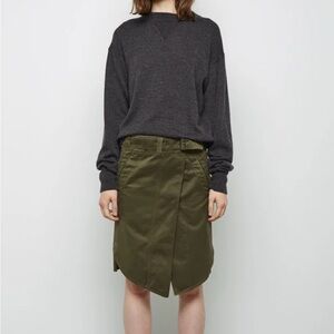 Isabel Marant Juliette Olive Pencil Skirt